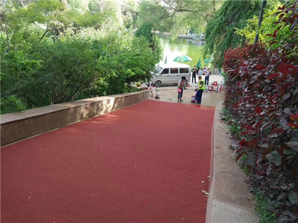 铜梁彩色路面施工